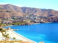 Blick auf die Playa Cabria Strand Apartments