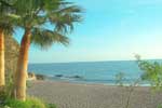 Playa de Cabria in Almunecar an der Costa Tropical