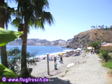 Playa de Cabria in Almunecar an der Costa Tropical